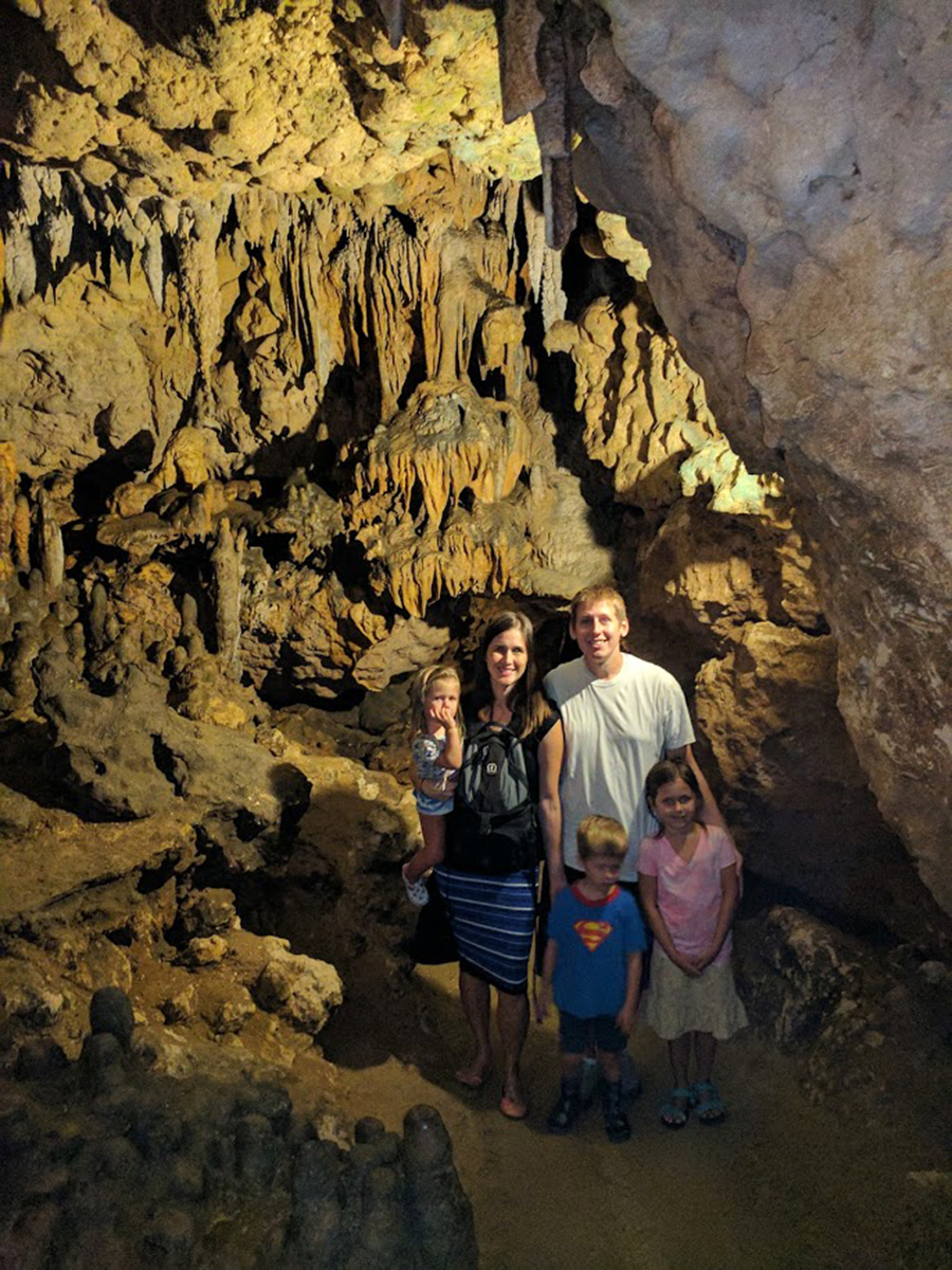 Panhandle-Natural Cavern State Park family